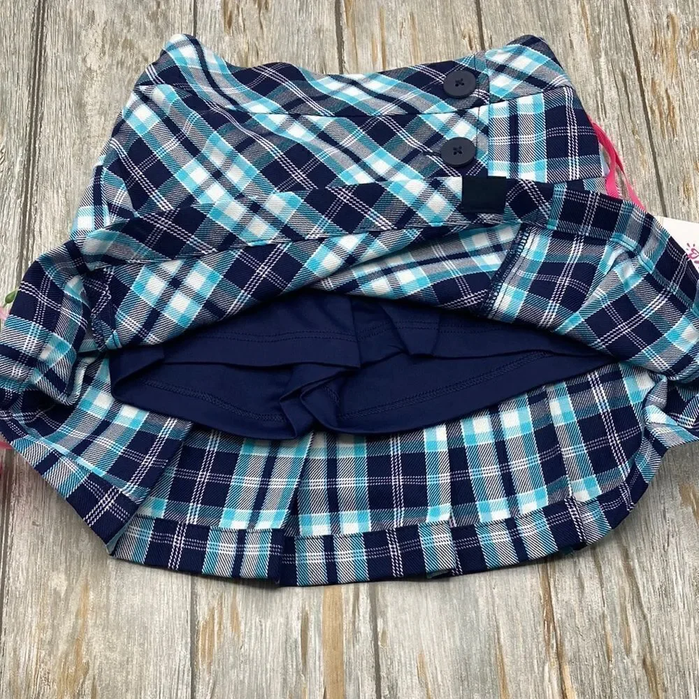 Justice Girl's Plaid & Relaxed Pleated Skirt 2-Pack Size XS 5/6